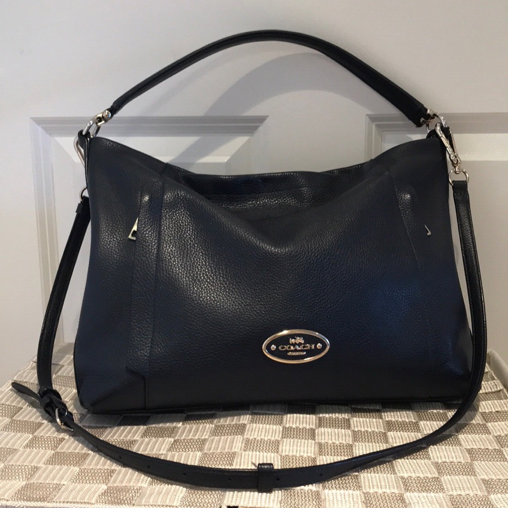 Coach Pebbled Leather Large Scout Hobo